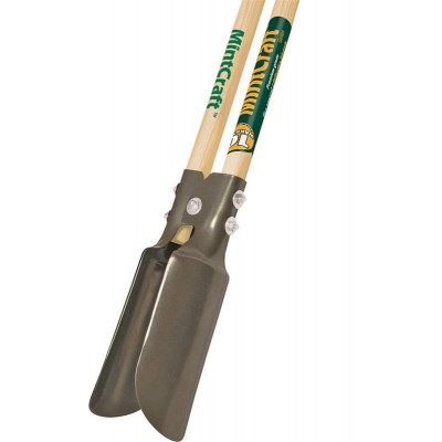MintCraft 33285 Post Hole Digger, 5 in Spread, 6 in, 45 in Wood Handle   